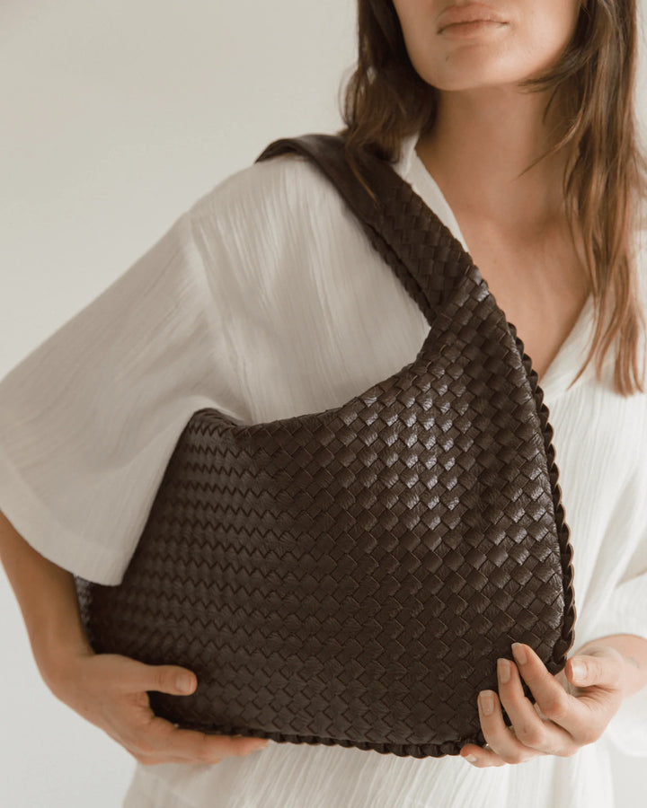 Hazel Woven Shoulder Bag